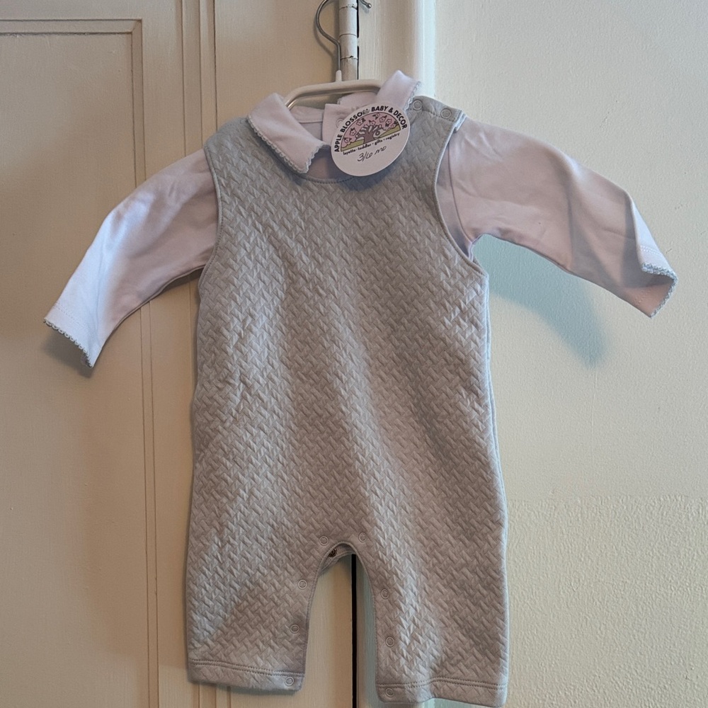 Kissy Kissy Light Blue Quilted One-Piece
